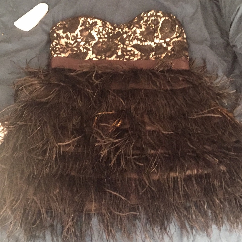 Bebe feather dress!!!